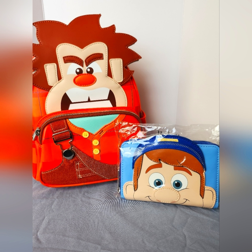 Loungefly Disney's Wreck it Ralph Backpack & Wallet
